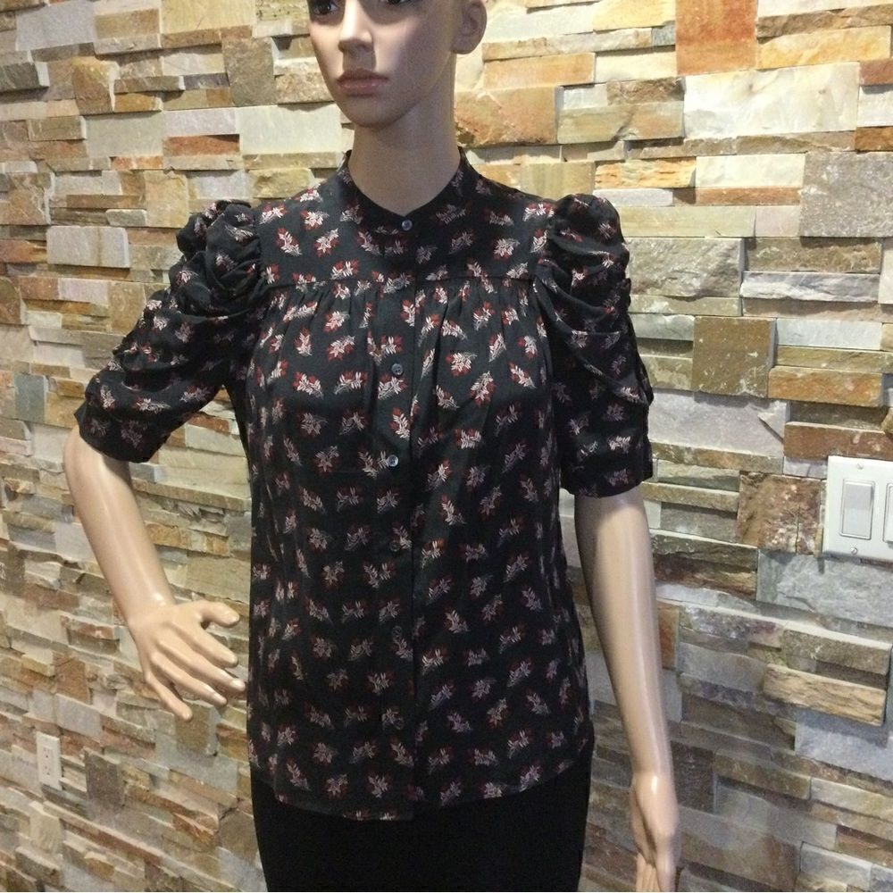 FRAME Noir Milti Silk Blouse